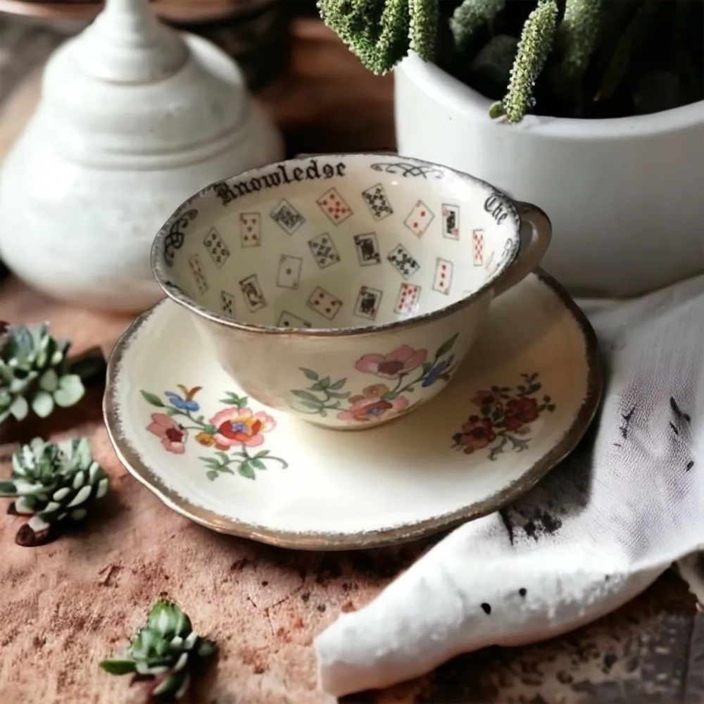 Alfred Meakin Cup of Knowledge collectors teacup
